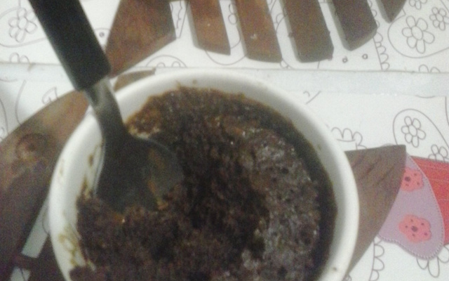 Bolo de caneca vegan