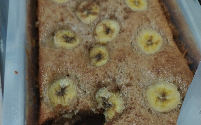 Bolo de banana fit