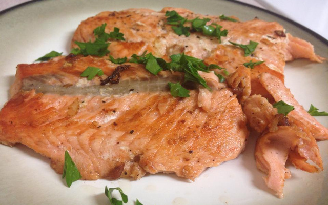 Salmão ao cream cheese