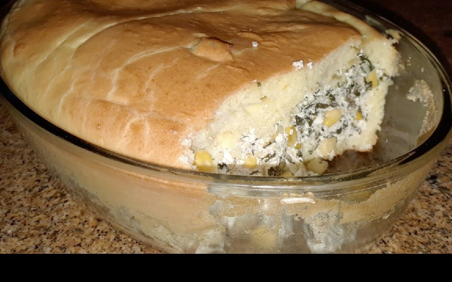 Torta salgada de ricota com espinafre