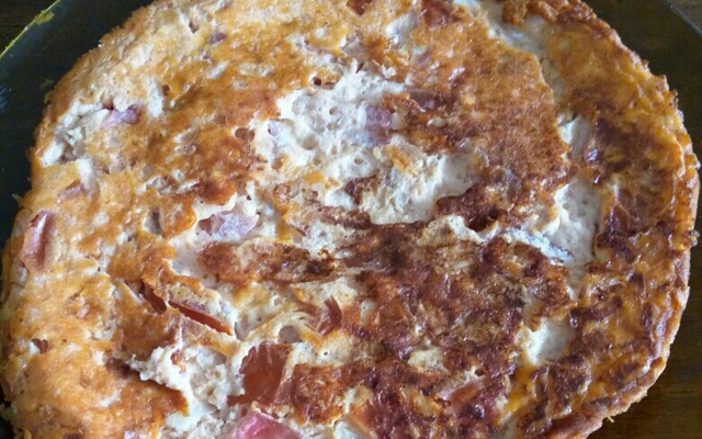 Omelete dois queijos