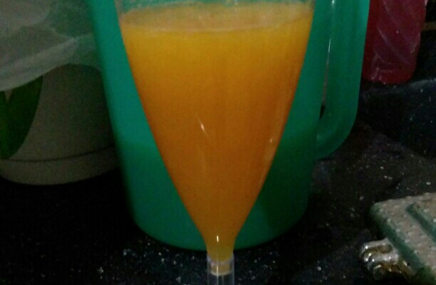 Suco de laranja com cenoura