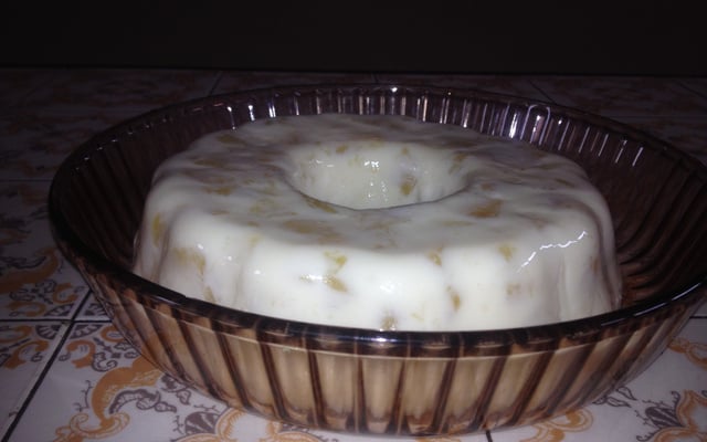 Sobremesa gelada de abacaxi