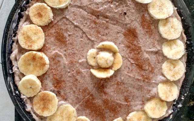 Banoffee de chocolate e oreo