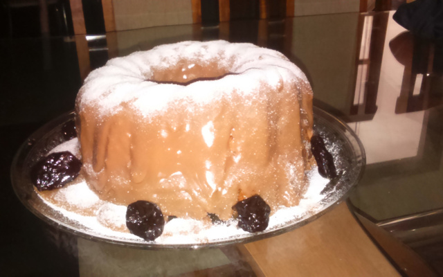 Bolo de ameixa da Mônica