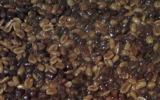 Pé de moleque com leite condensado do Lúcio Cezar