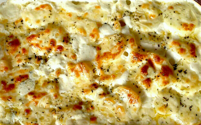 Batatas gratinadas D. Marina
