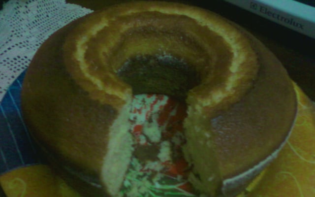 Bolo de fubá fofinho