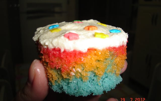 Cupcake colorido