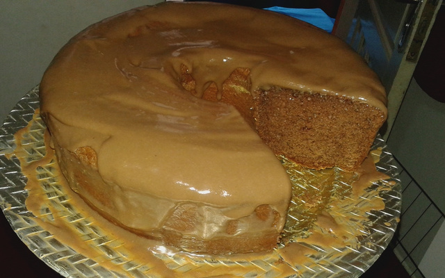 Bolo molhadinho de chocolate