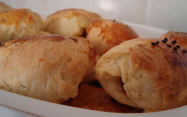 Cachorro quente de forno