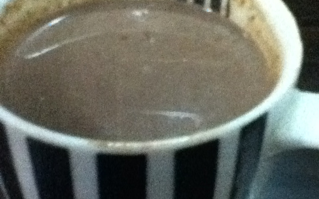 Chocolate quente apurado