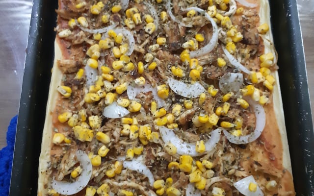 Massa de pizza sem leite