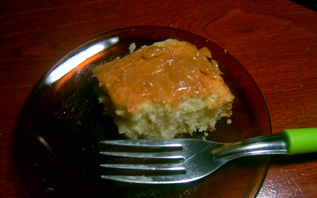 Bolo gostoso para o lanche da tarde