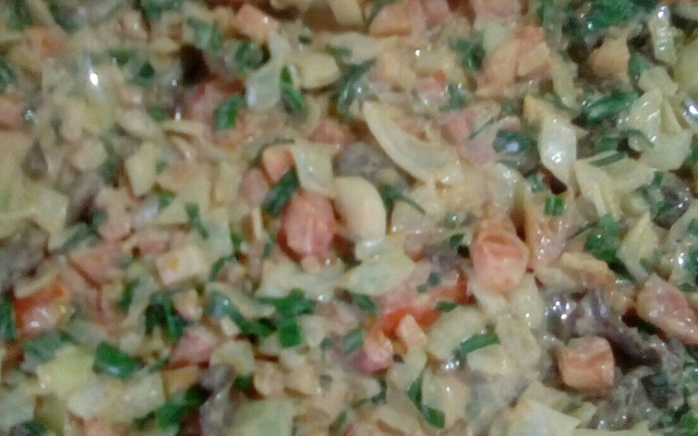 Bife ao molho branco 