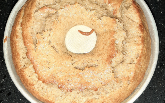 Bolo de banana de liquidificador