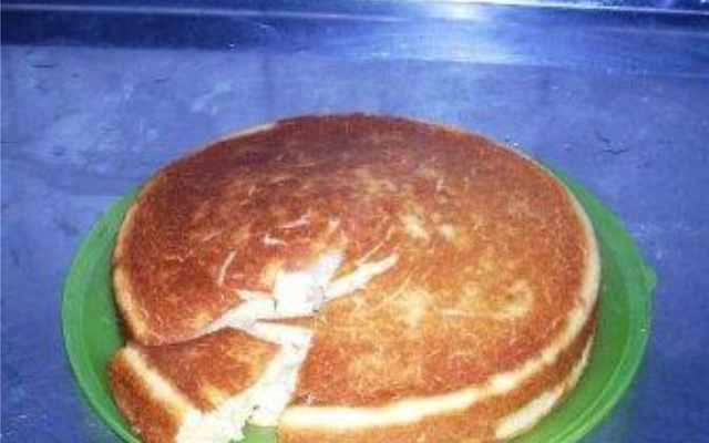Bolo de macaxeira de liquidificador