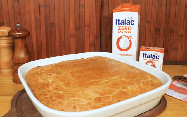 Torta de frango zero lactose