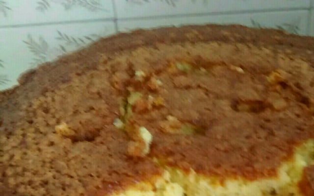 Bolo de fubá molhadinho