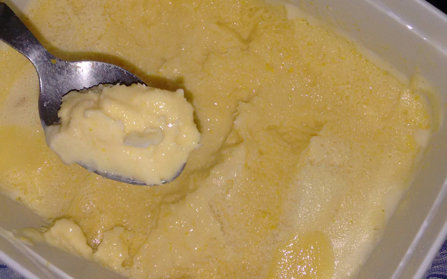 Sorvete de milho fácil