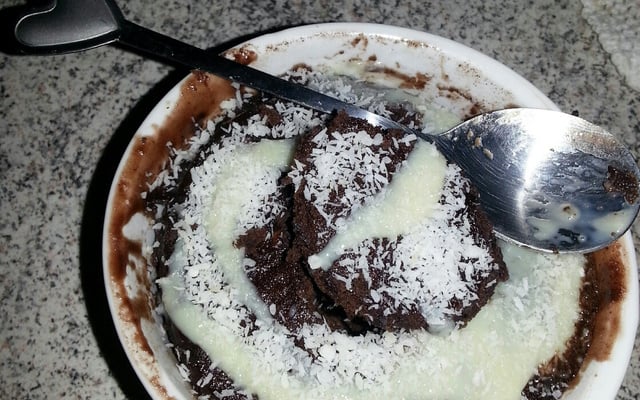 Bolo de caneca sem ovo