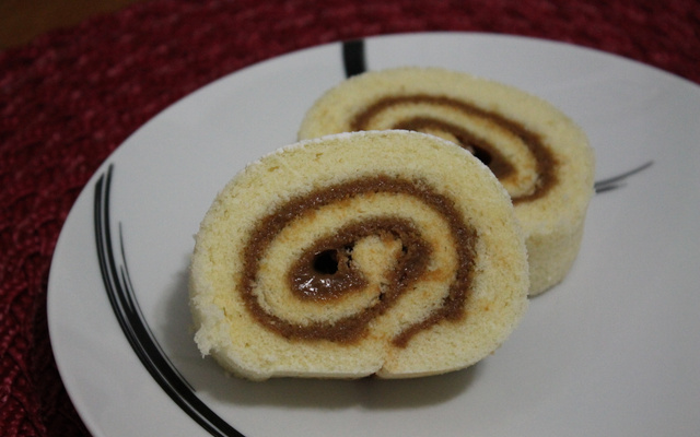 Rocambole de doce de leite