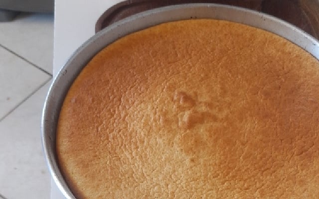 Bolo pão de ló d'água