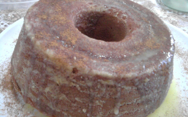 Bolo de laranja e canela
