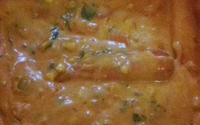 Molho de cachorro quente delicioso