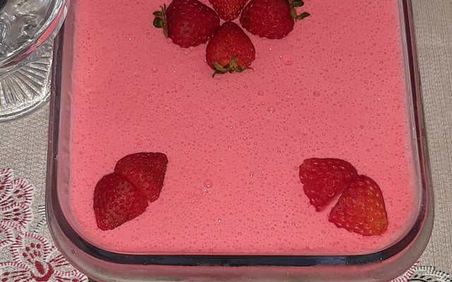 Sobremesa tipo mousse para diabéticos