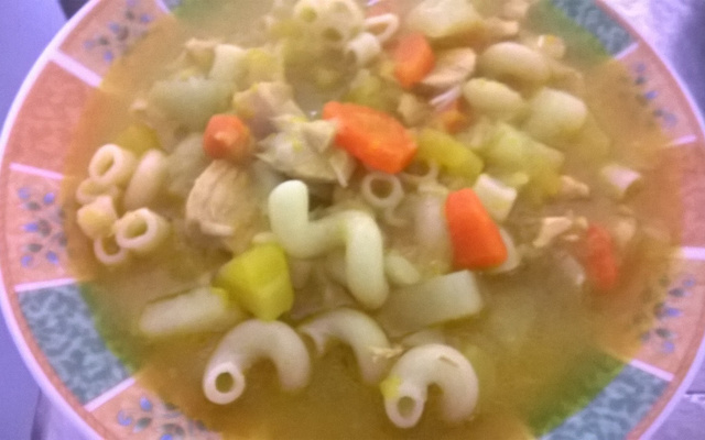 Sopão de legumes da Van