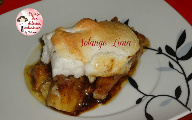 Doce de banana na manteiga gratinado