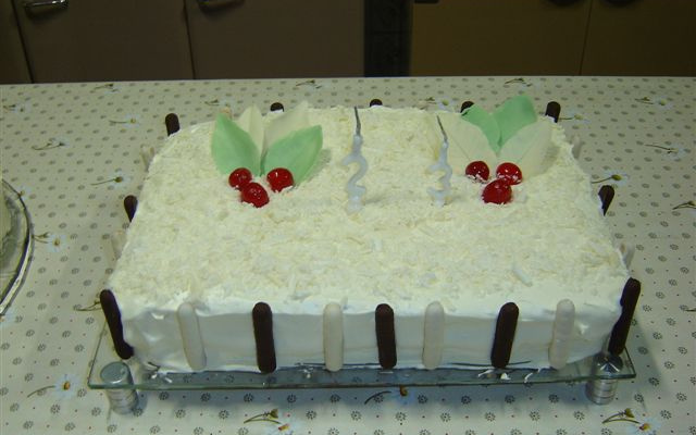 Recheio e cobertura de leite em pó