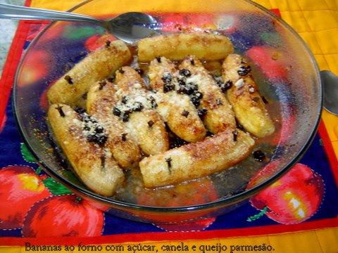 Bananas ao forno