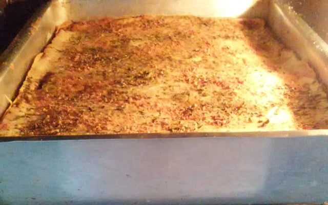 Torta cremosa de carne moída