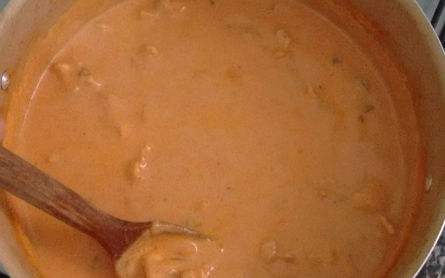 Estrogonofe de frango da Kalil