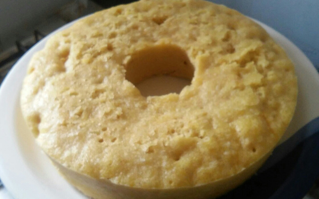 Bolo de manga no micro-ondas