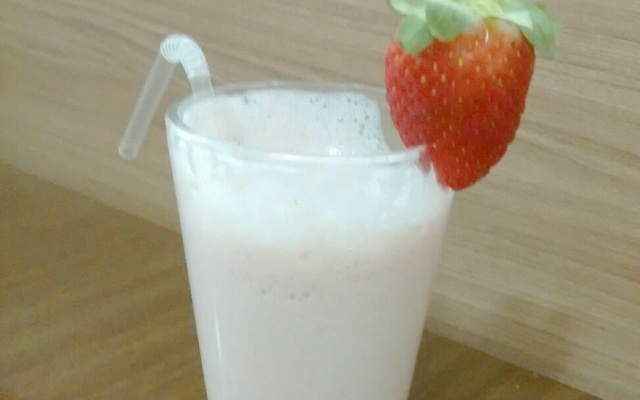 Milk shake de morango