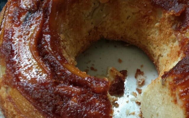 Bolo de banana fofinho