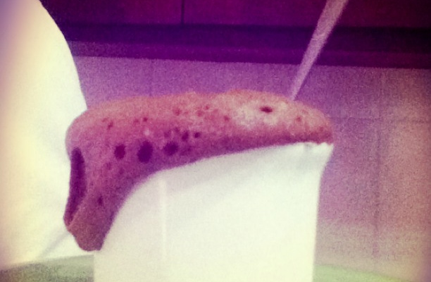 Bolo de caneca de cappuccino