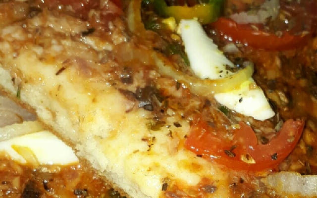 Massa de pizza no liquidificador