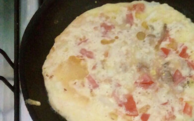 Omelete simples e gostoso