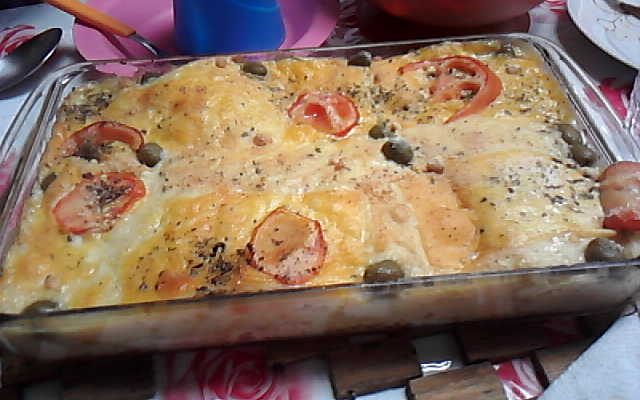 Pizza de pão de fôrma