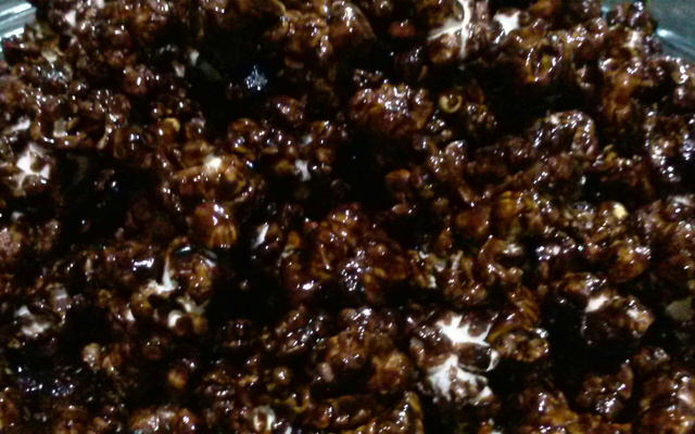 Pipoca de chocolate que dá certo