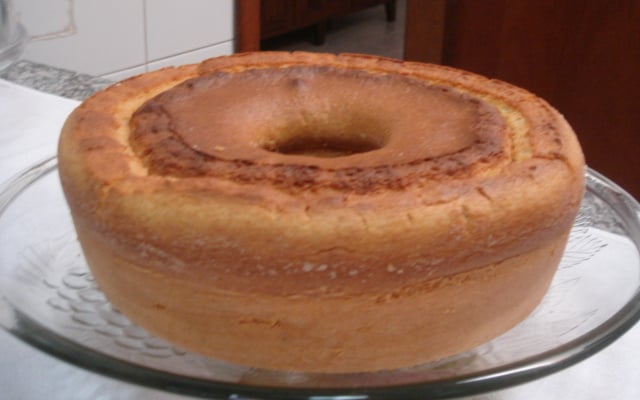 Bolo de mandioca cozida