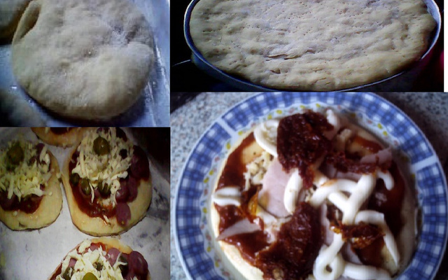 Pão sírio ou massa para pizza