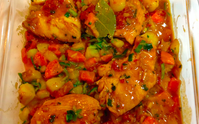 Peito de frango ao creme