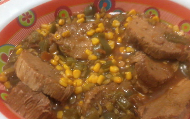 Lagarto na cerveja preta