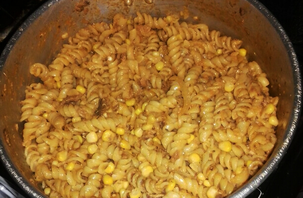 Macarrão com sardinha Edbru