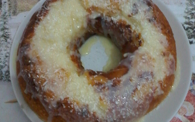 Bolo de massa de tapioca